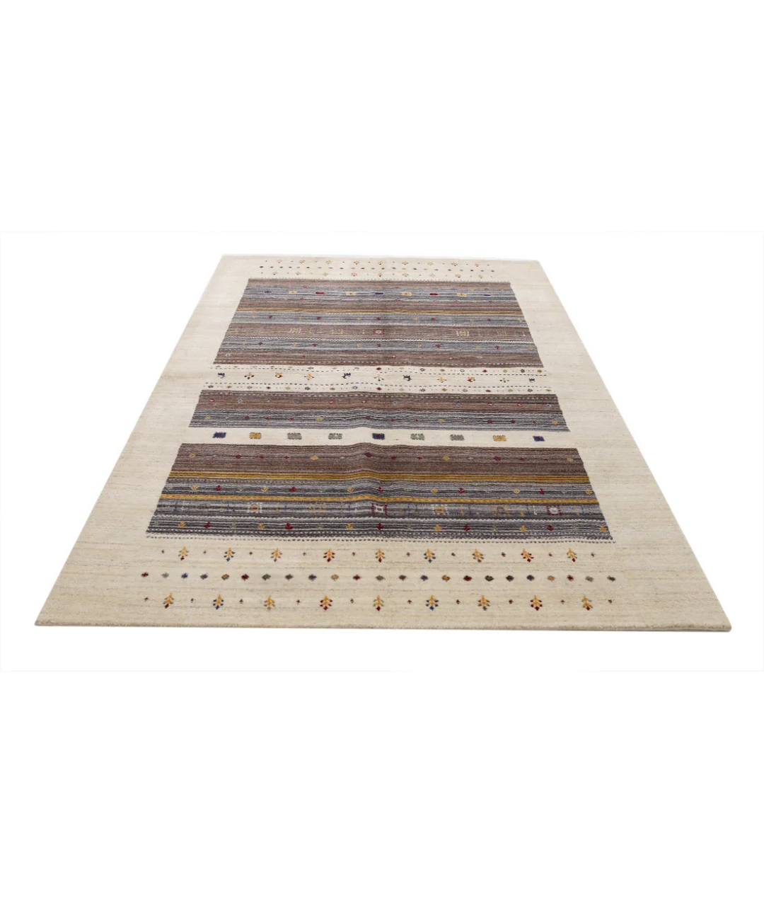 Hand Made Lori Wool Rug 5' 8" x 7' 10" - No. AT10082