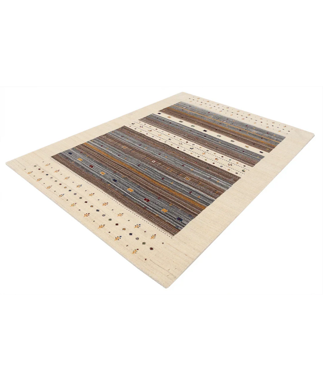 Hand Made Lori Wool Rug 5' 8" x 7' 10" - No. AT61739