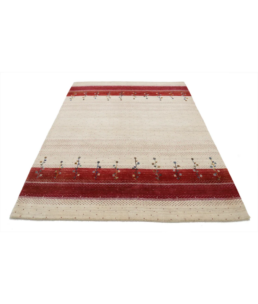 Hand Made Lori Wool Rug 5' 3" x 7' 7" - No. AT59977