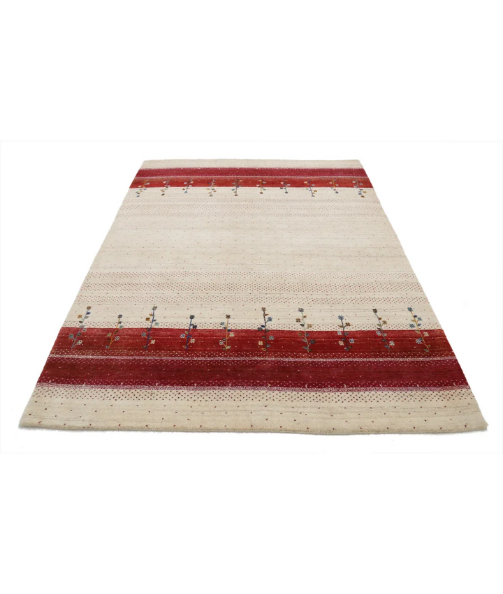 Hand Made Lori Wool Rug 5' 3" x 7' 7" - No. AT59977