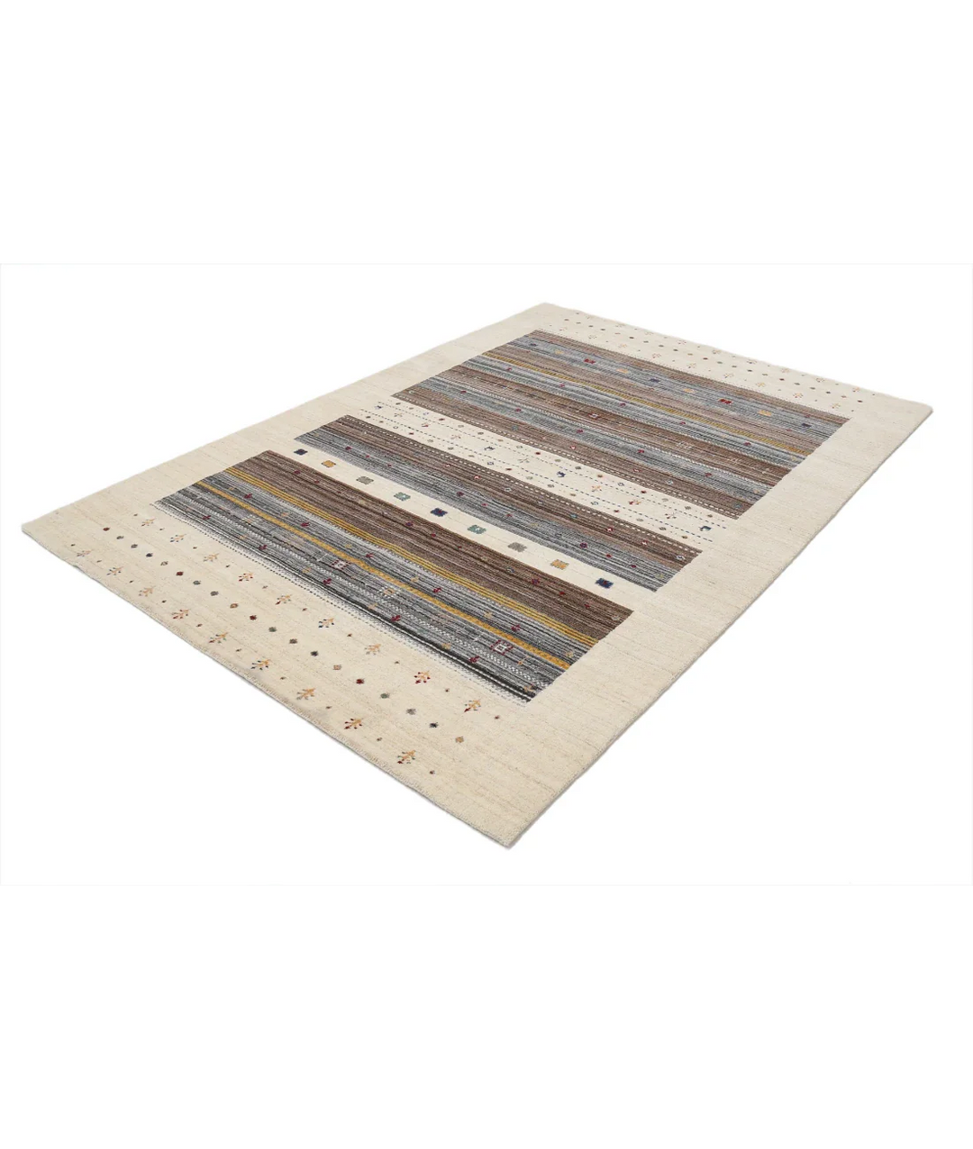 Hand Made Lori Wool Rug 5' 7" x 7' 10" - No. AT77687