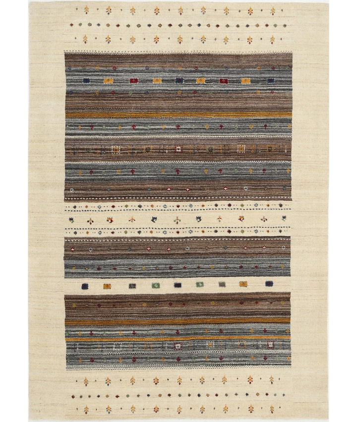 Hand Made Lori Wool Rug 5' 7" x 7' 10" - No. AT77687
