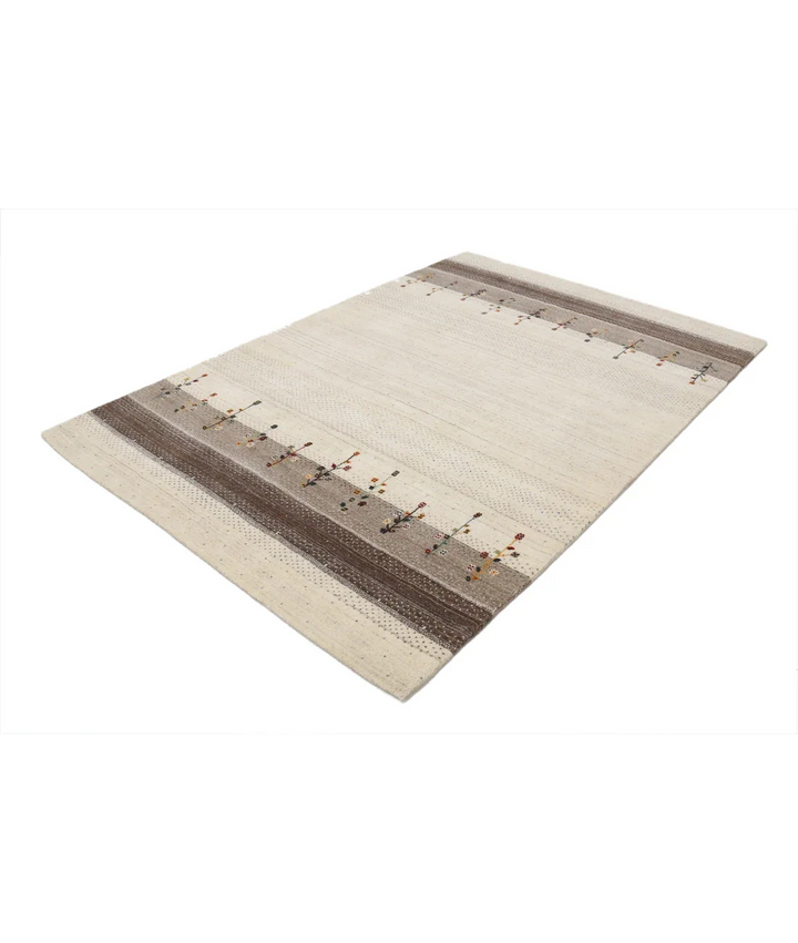 Hand Made Lori Wool Rug 5' 3" x 7' 7" - No. AT57203