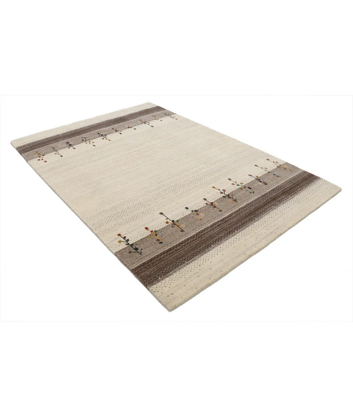 Hand Made Lori Wool Rug 5' 3" x 7' 7" - No. AT57203