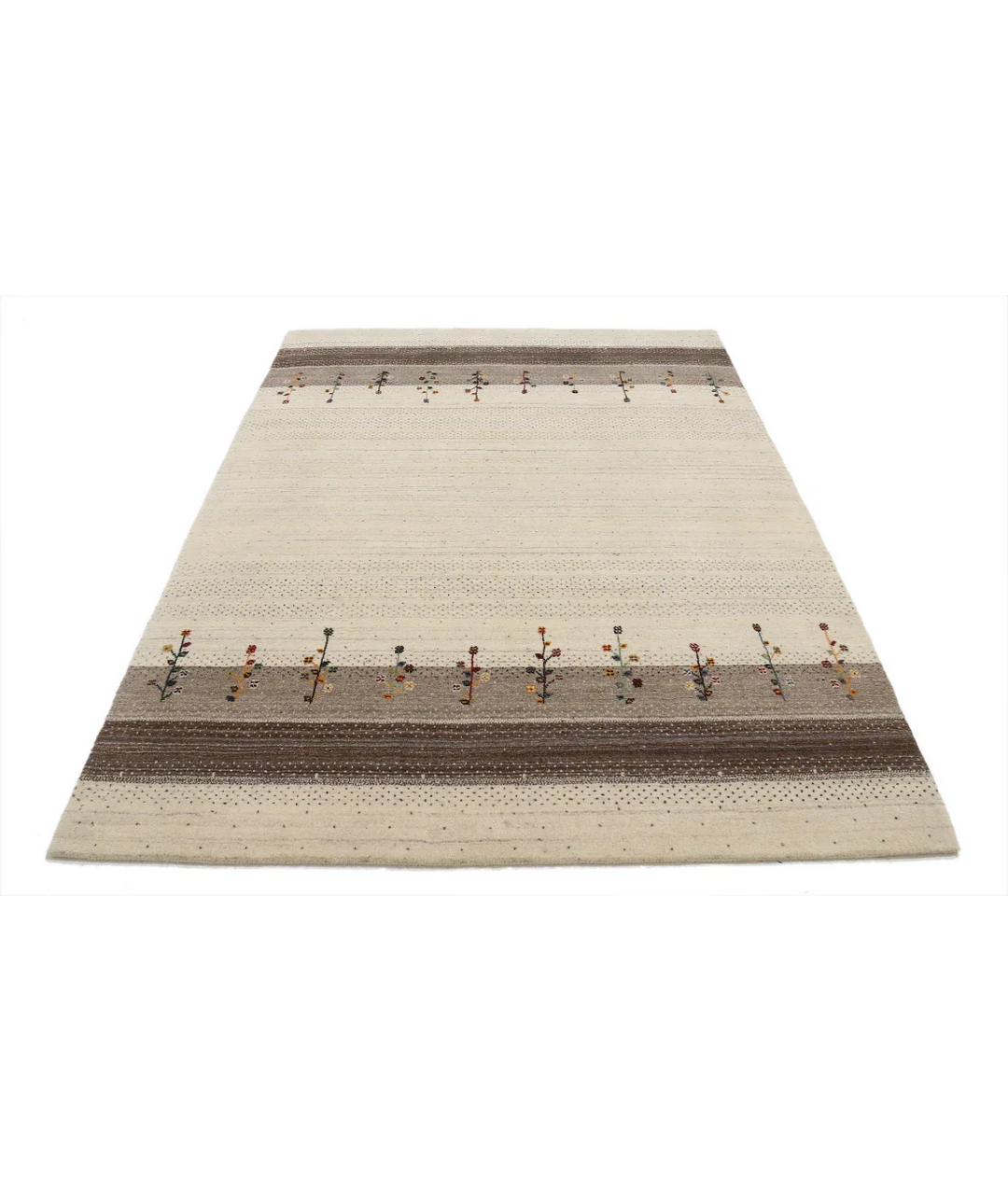 Hand Made Lori Wool Rug 5' 3" x 7' 7" - No. AT57203