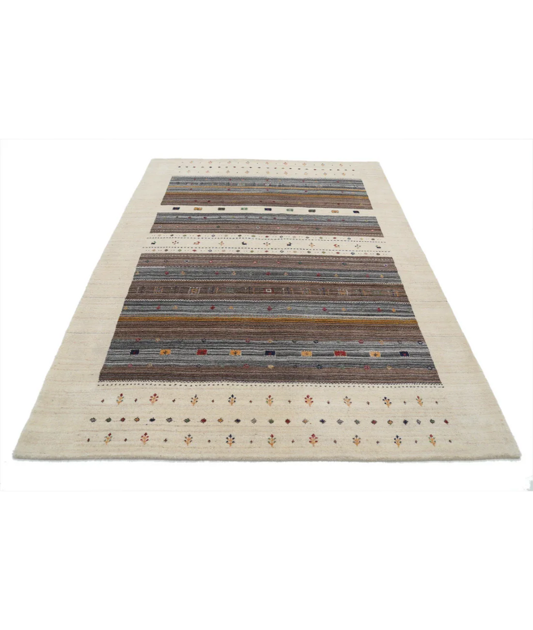 Hand Made Lori Wool Rug 5' 9" x 7' 10" - No. AT43531