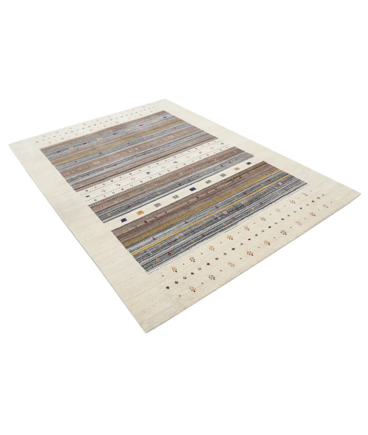 Hand Made Lori Wool Rug 5' 7" x 7' 10" - No. AT62800