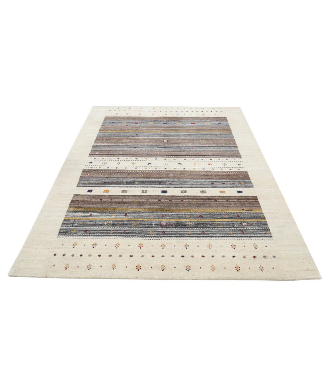 Hand Made Lori Wool Rug 5' 7" x 7' 10" - No. AT62800