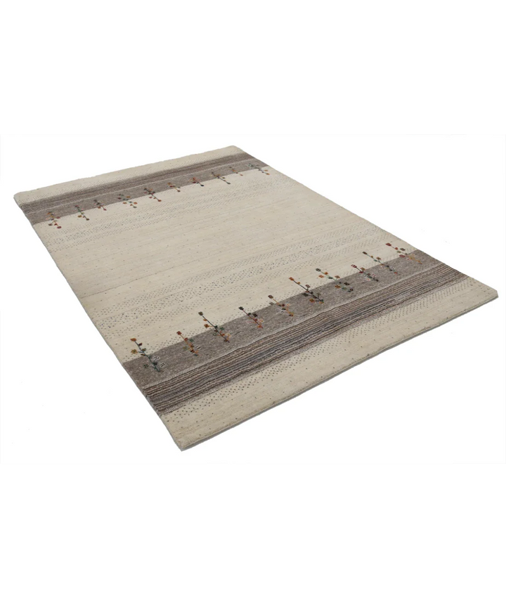 Hand Made Lori Wool Rug 5' 3" x 7' 5" - No. AT90043