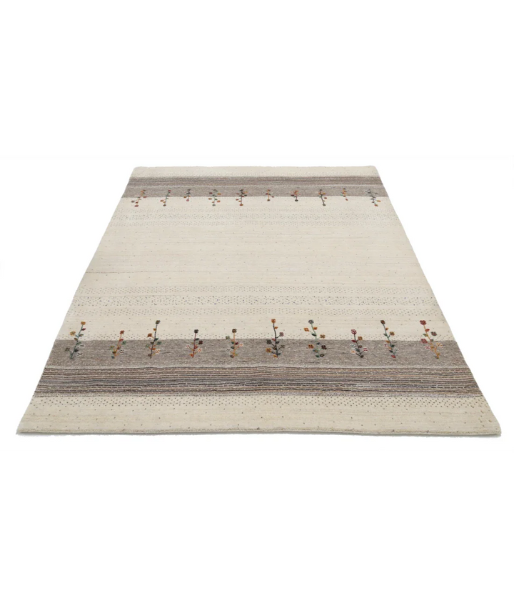 Hand Made Lori Wool Rug 5' 3" x 7' 5" - No. AT90043