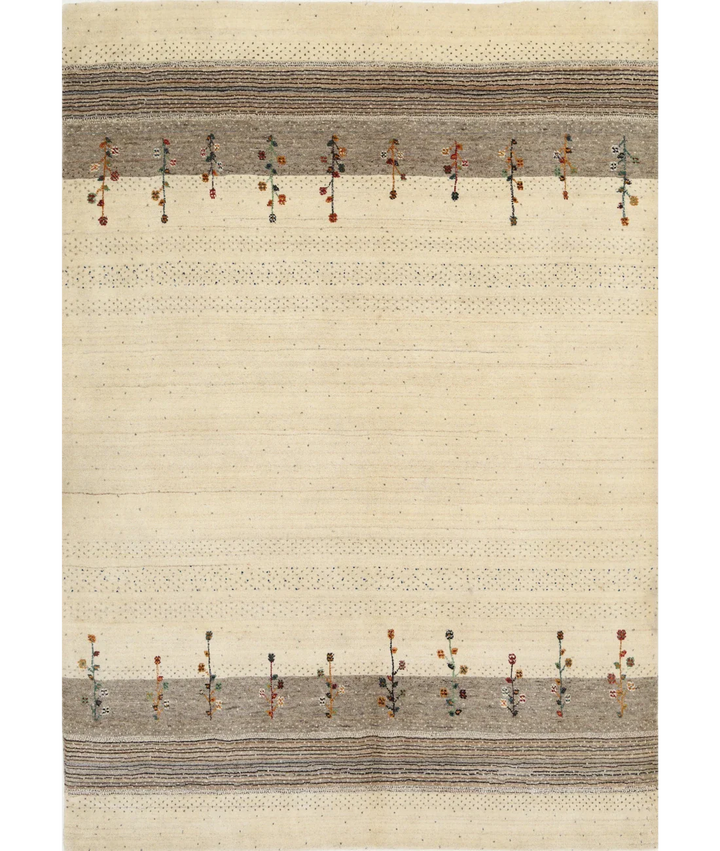 Hand Made Lori Wool Rug 5' 3" x 7' 5" - No. AT90043