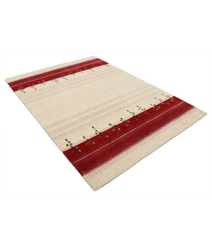 Hand Made Lori Wool Rug 5' 4" x 7' 5" - No. AT61612