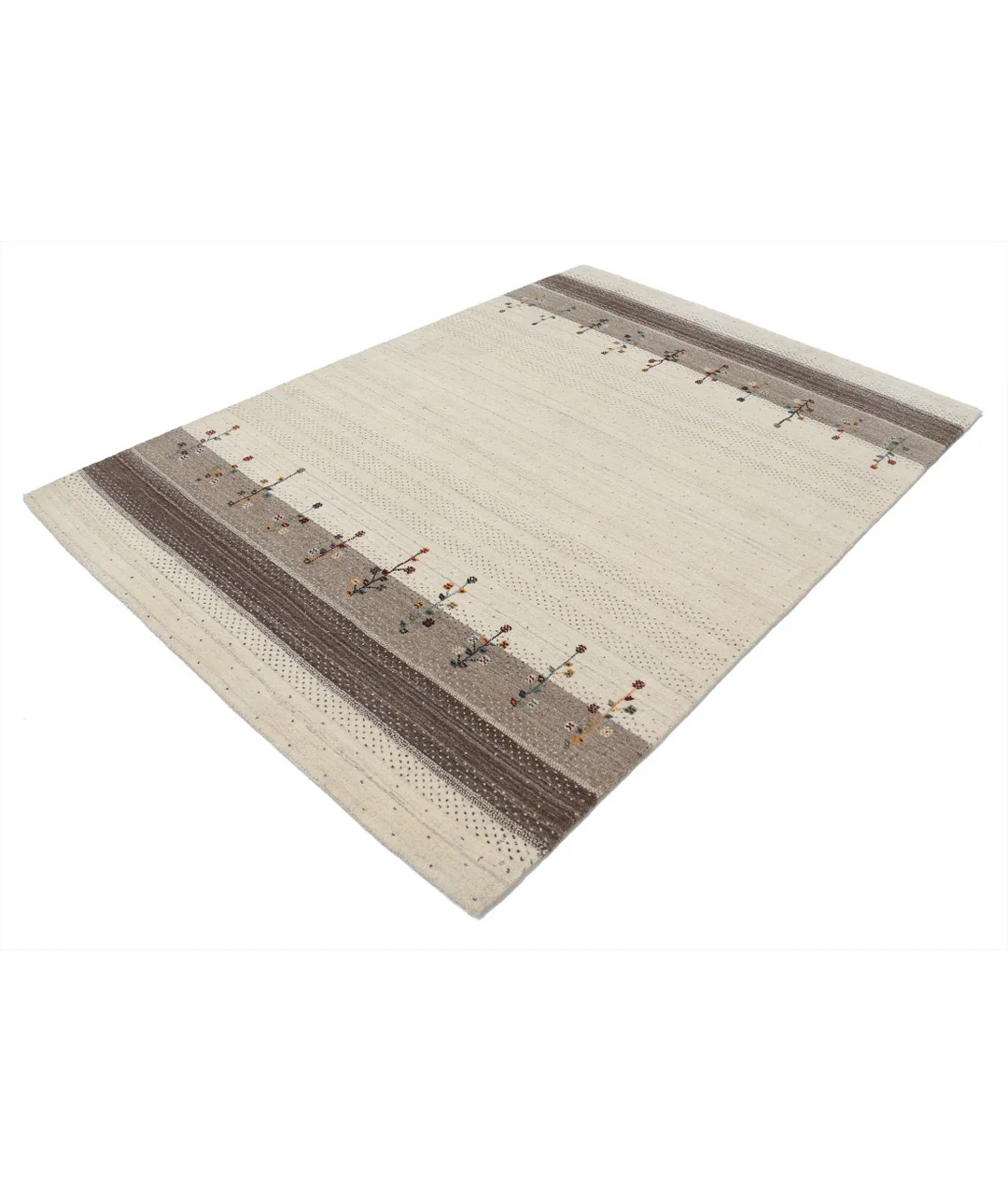 Hand Made Lori Wool Rug 5' 4" x 7' 7" - No. AT64588