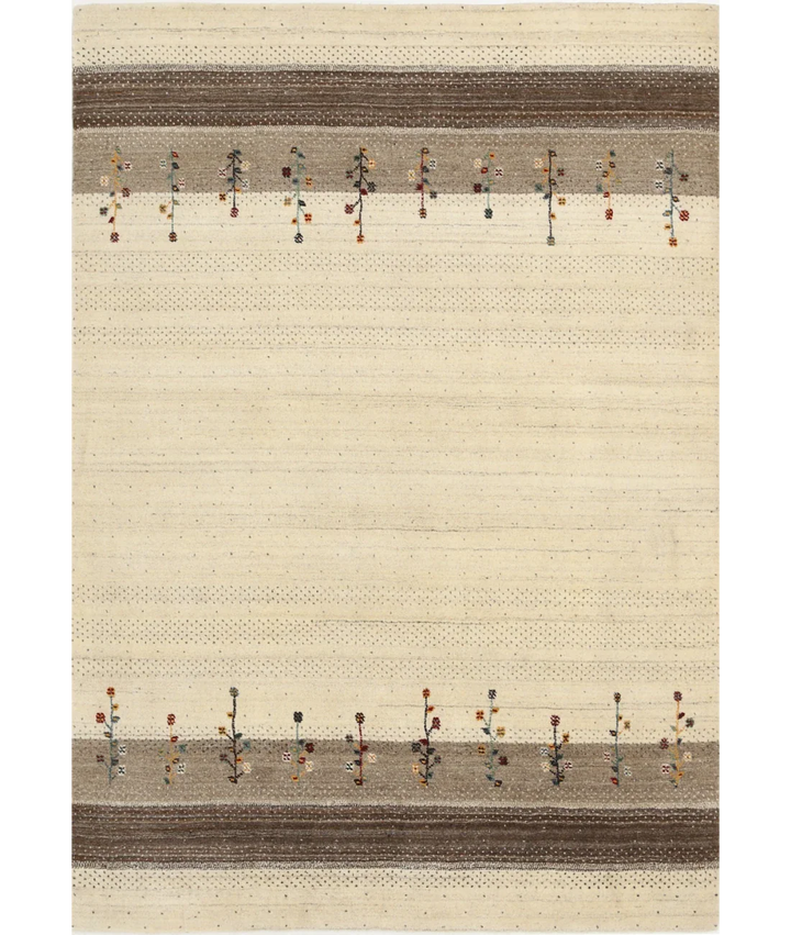 Hand Made Lori Wool Rug 5' 4" x 7' 7" - No. AT64588