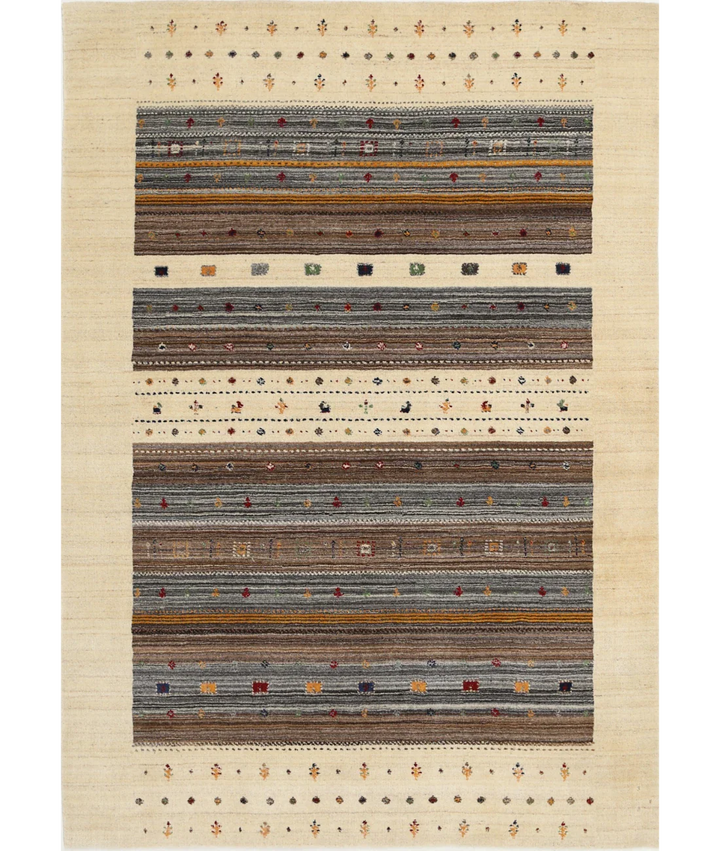 Hand Made Lori Wool Rug 5' 7" x 7' 10" - No. AT96396