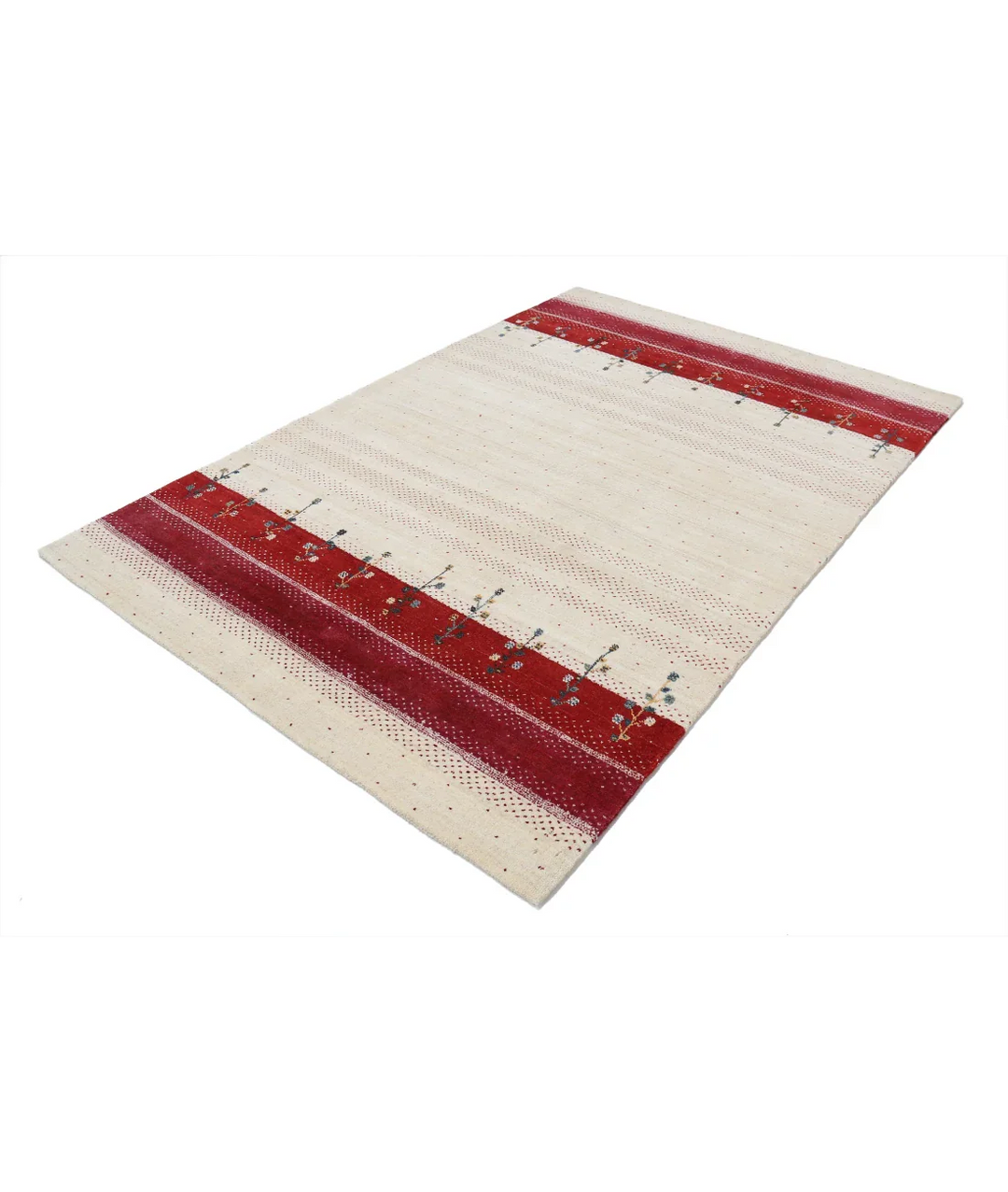 Hand Made Lori Wool Rug 5' 2" x 7' 5" - No. AT93086