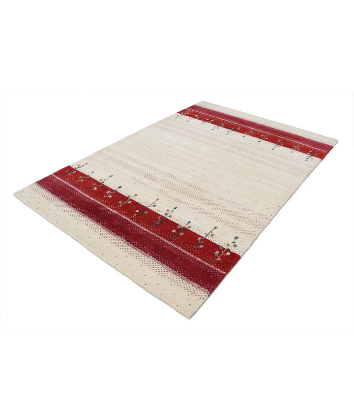 Hand Made Lori Wool Rug 5' 2" x 7' 5" - No. AT93086