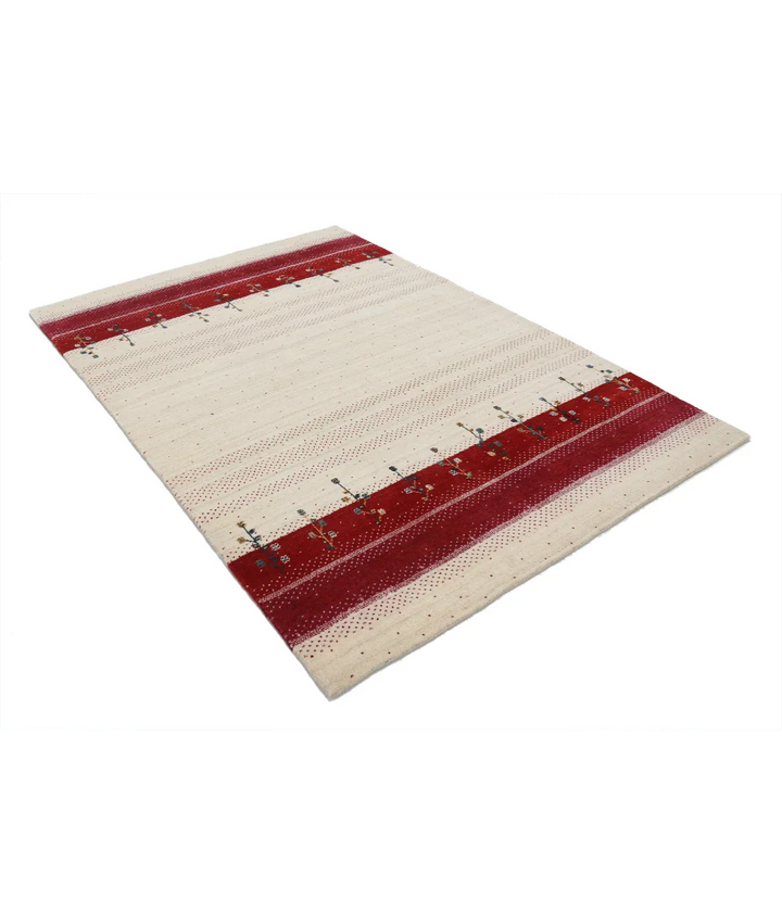 Hand Made Lori Wool Rug 5' 2" x 7' 5" - No. AT93086