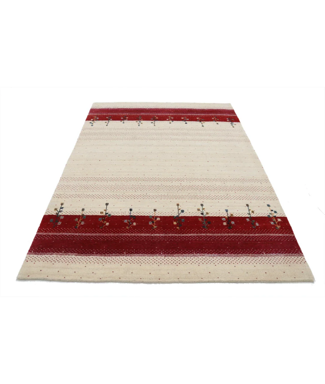 Hand Made Lori Wool Rug 5' 2" x 7' 5" - No. AT93086