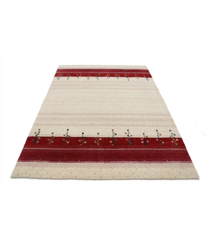 Hand Made Lori Wool Rug 5' 2" x 7' 5" - No. AT93086