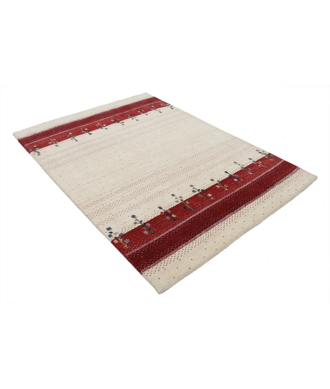 Hand Made Lori Wool Rug 4' 9" x 6' 6" - No. AT22408