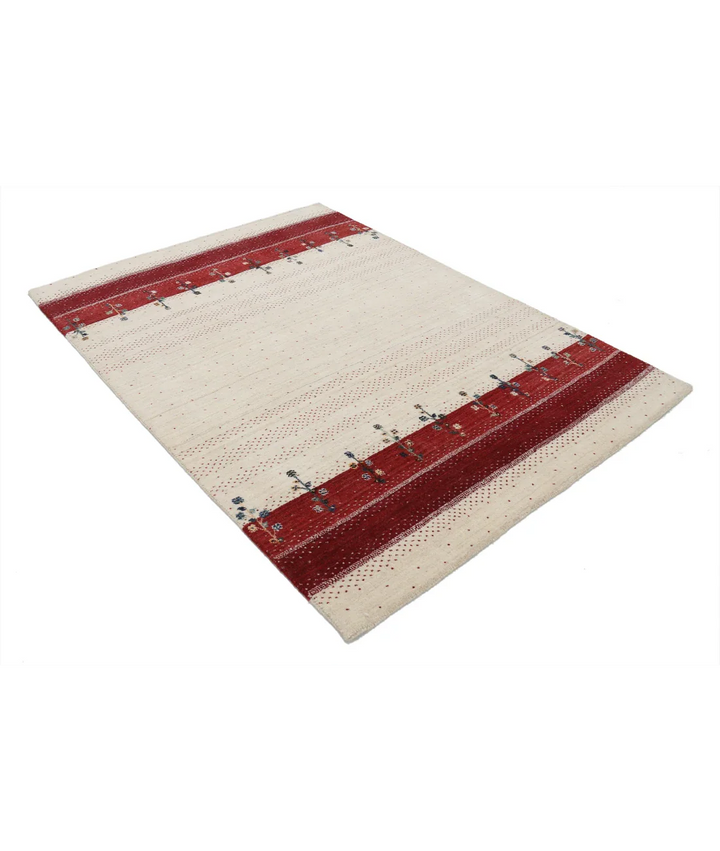 Hand Made Lori Wool Rug 4' 9" x 6' 6" - No. AT22408