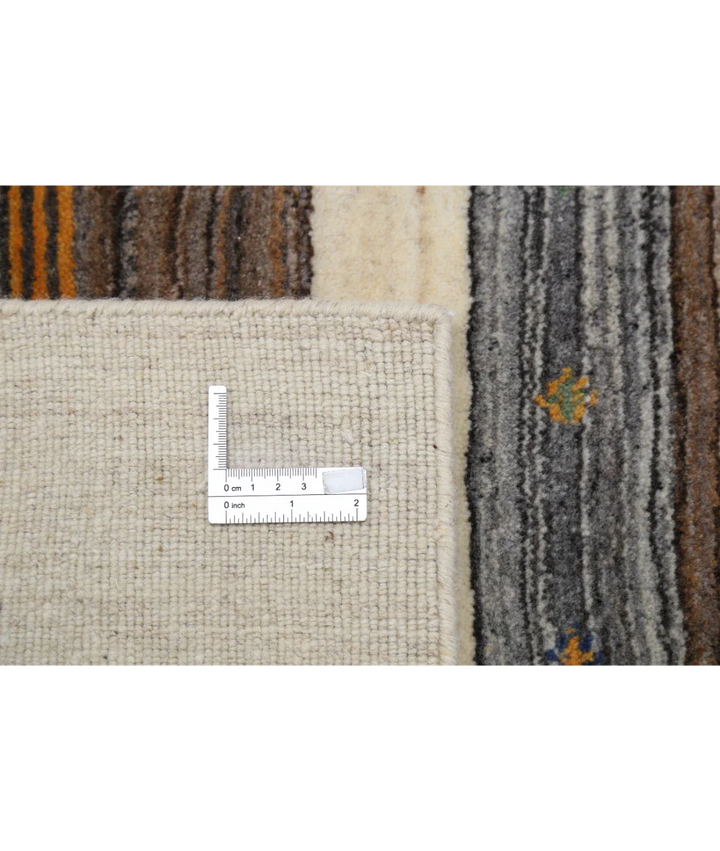 Hand Made Lori Wool Rug 4' 1" x 5' 11" - No. AT19416