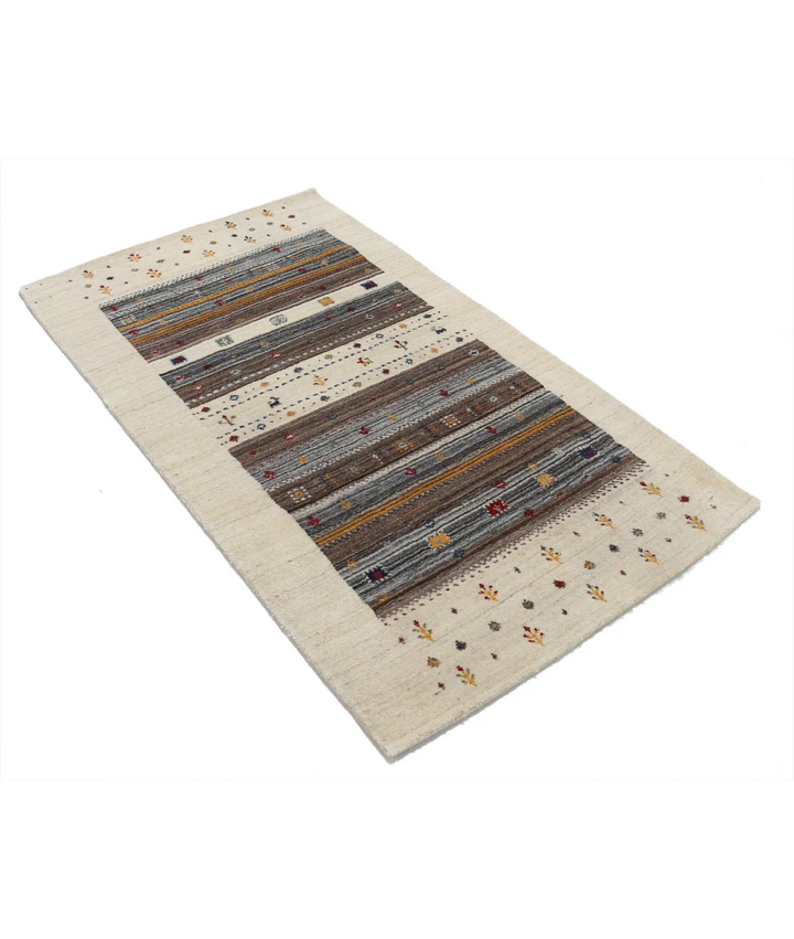 Hand Made Lori Wool Rug 3' 0" x 5' 3" - No. AT21982