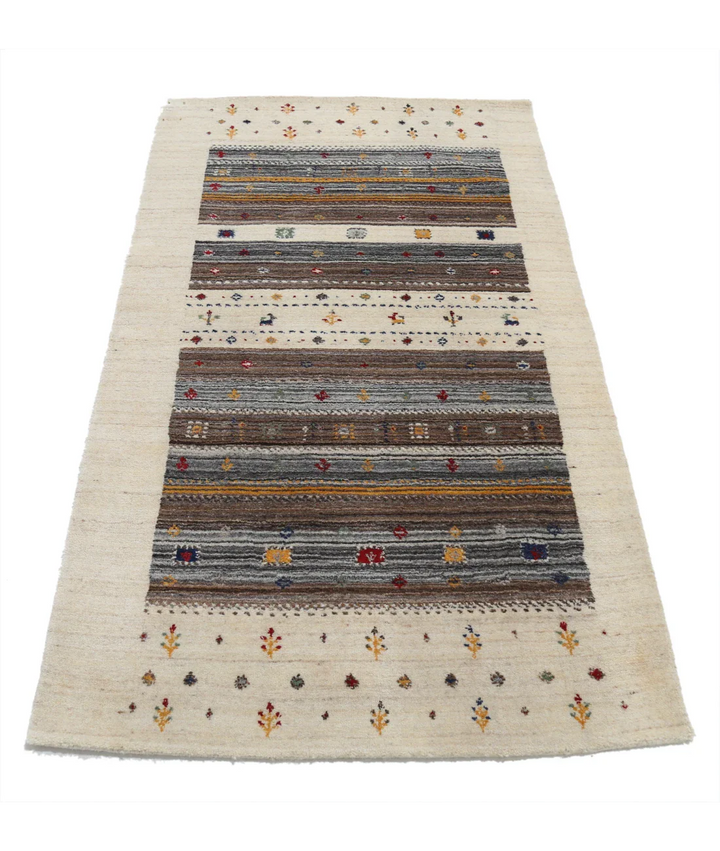 Hand Made Lori Wool Rug 3' 0" x 5' 3" - No. AT21982