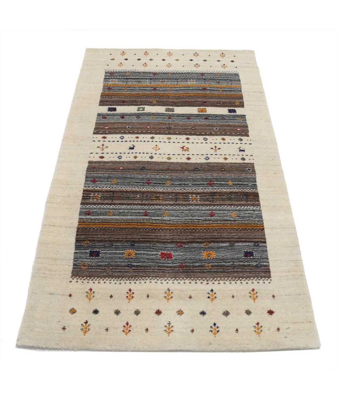 Hand Made Lori Wool Rug 3' 0" x 5' 3" - No. AT96562