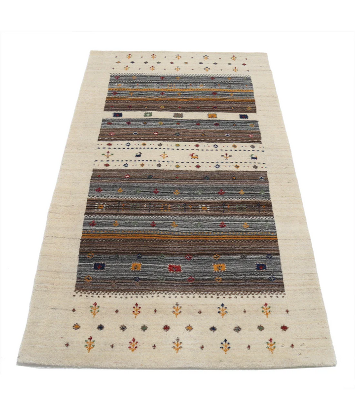 Hand Made Lori Wool Rug 3' 0" x 5' 3" - No. AT96562