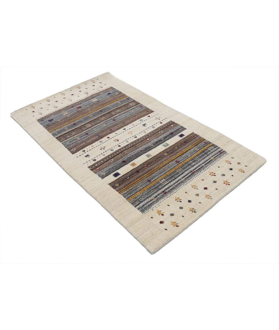 Hand Made Lori Wool Rug 3' 0" x 5' 2" - No. AT15305