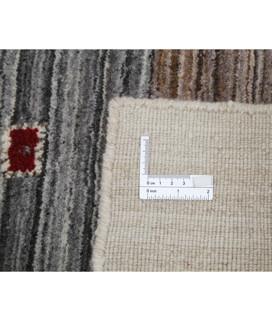 Ivory Indian Lori Rug 8' 3" x 11' 4" Hand-Knotted detail