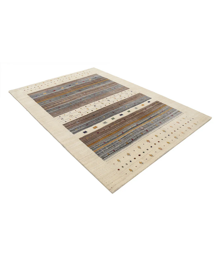 Hand Made Lori Wool Rug 5' 7" x 7' 10" - No. AT69042