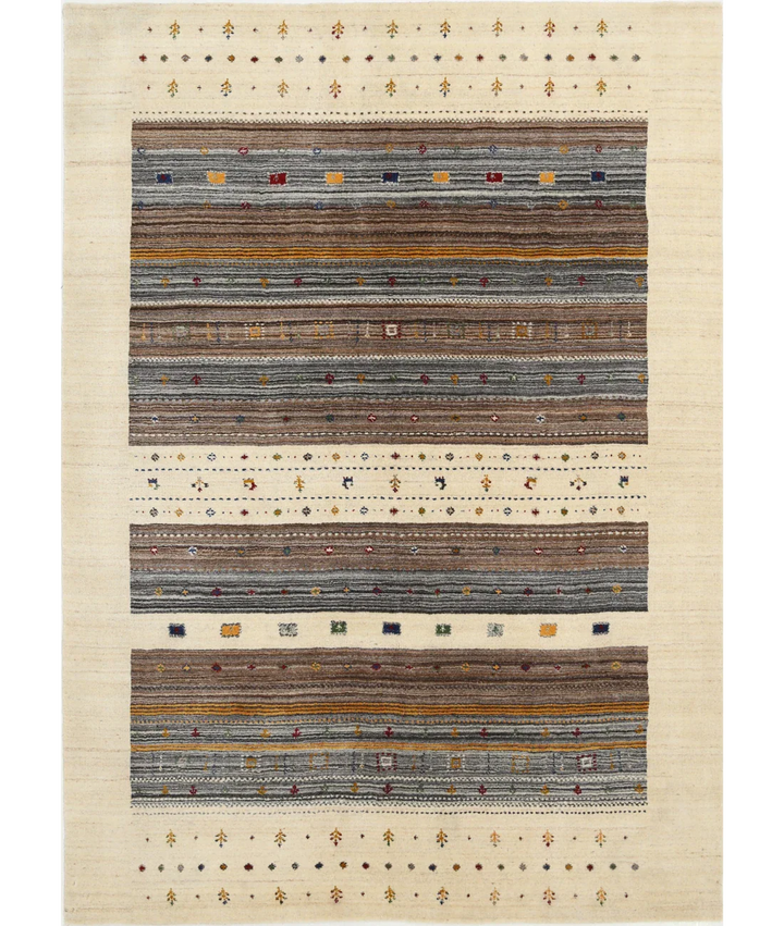 Hand Made Lori Wool Rug 5' 7" x 7' 10" - No. AT69042