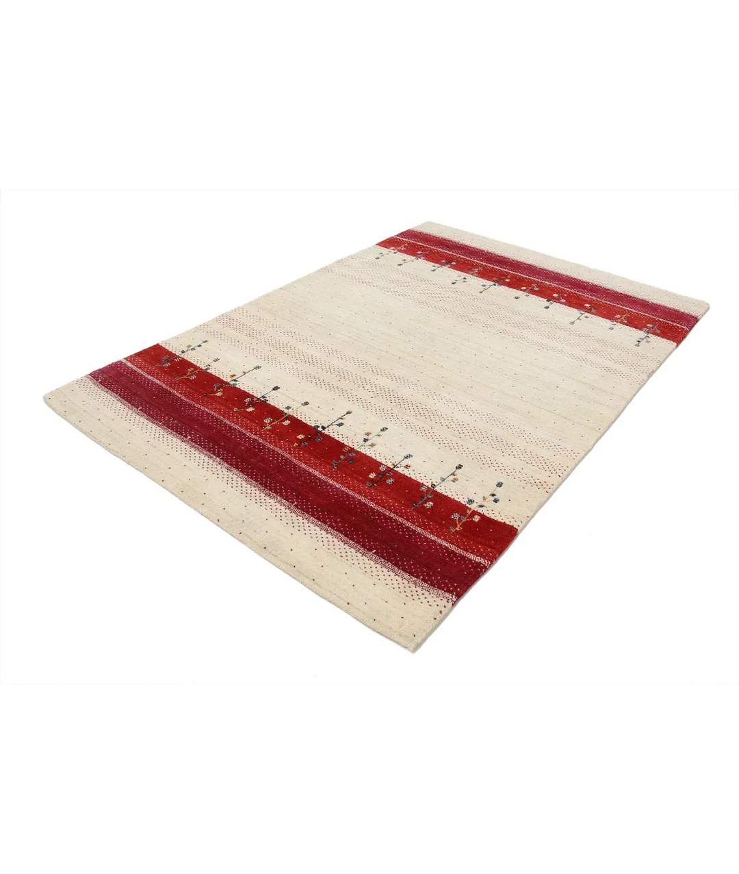 Hand Made Lori Wool Rug 5' 2" x 7' 6" - No. AT79355