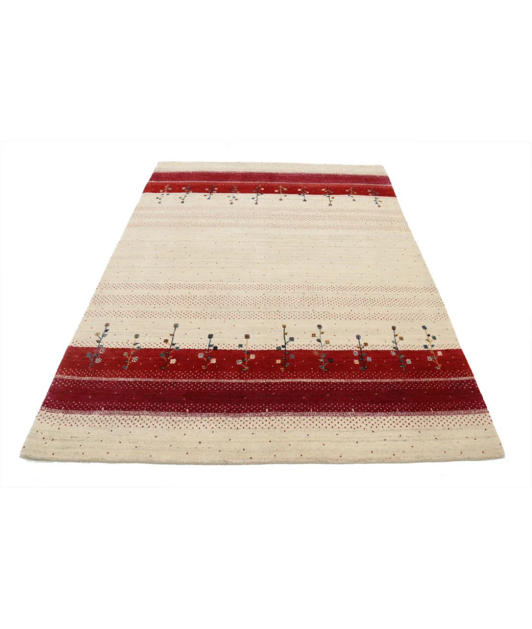 Hand Made Lori Wool Rug 5' 2" x 7' 6" - No. AT79355