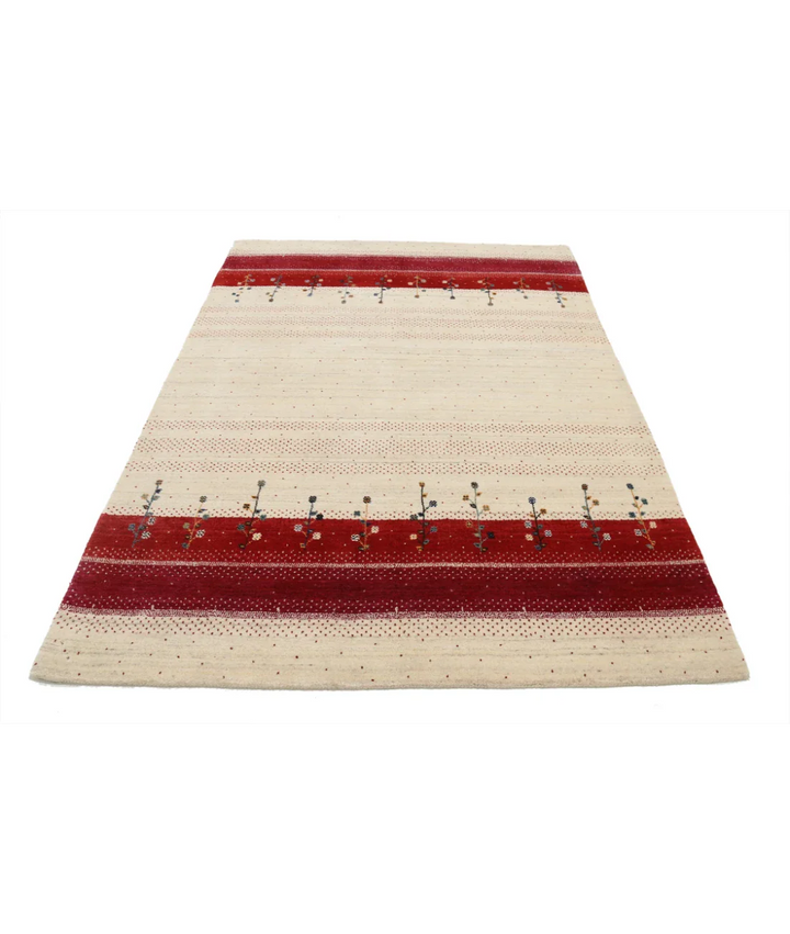 Hand Made Lori Wool Rug 5' 2" x 7' 6" - No. AT79355