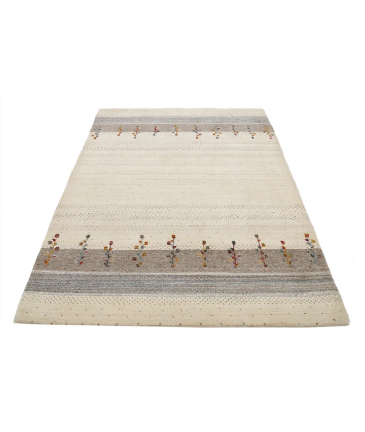 Hand Made Lori Wool Rug 4' 7" x 6' 6" - No. AT86108