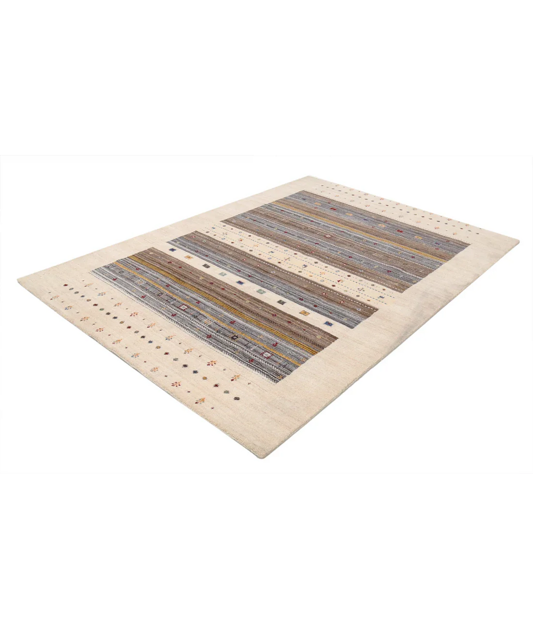 Hand Made Lori Wool Rug 5' 8" x 7' 7" - No. AT82113