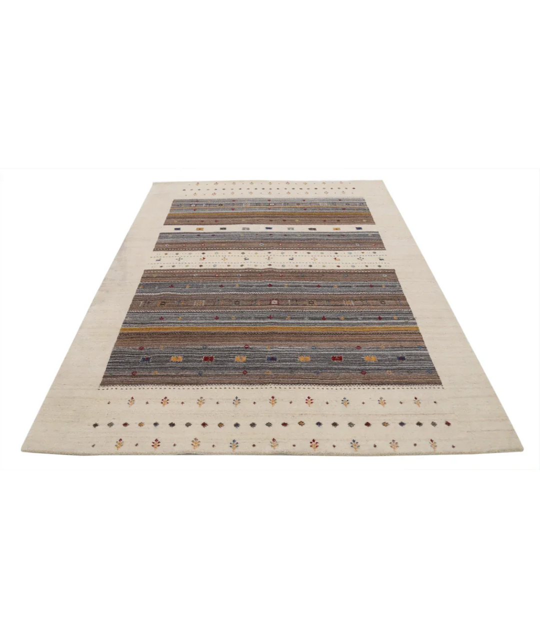 Hand Made Lori Wool Rug 5' 8" x 7' 7" - No. AT82113