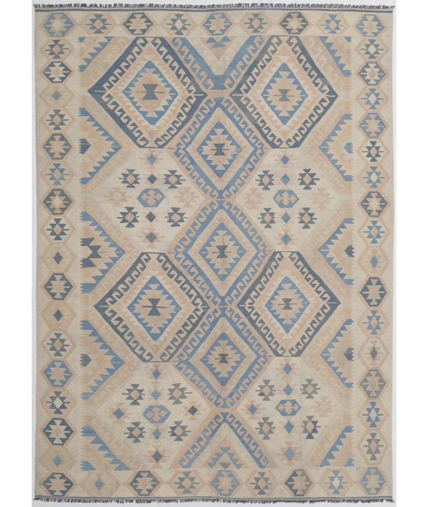 Hand Woven Kafkas Kilim Wool Kilim 8'  7" x 11'  4" - No. AT23923