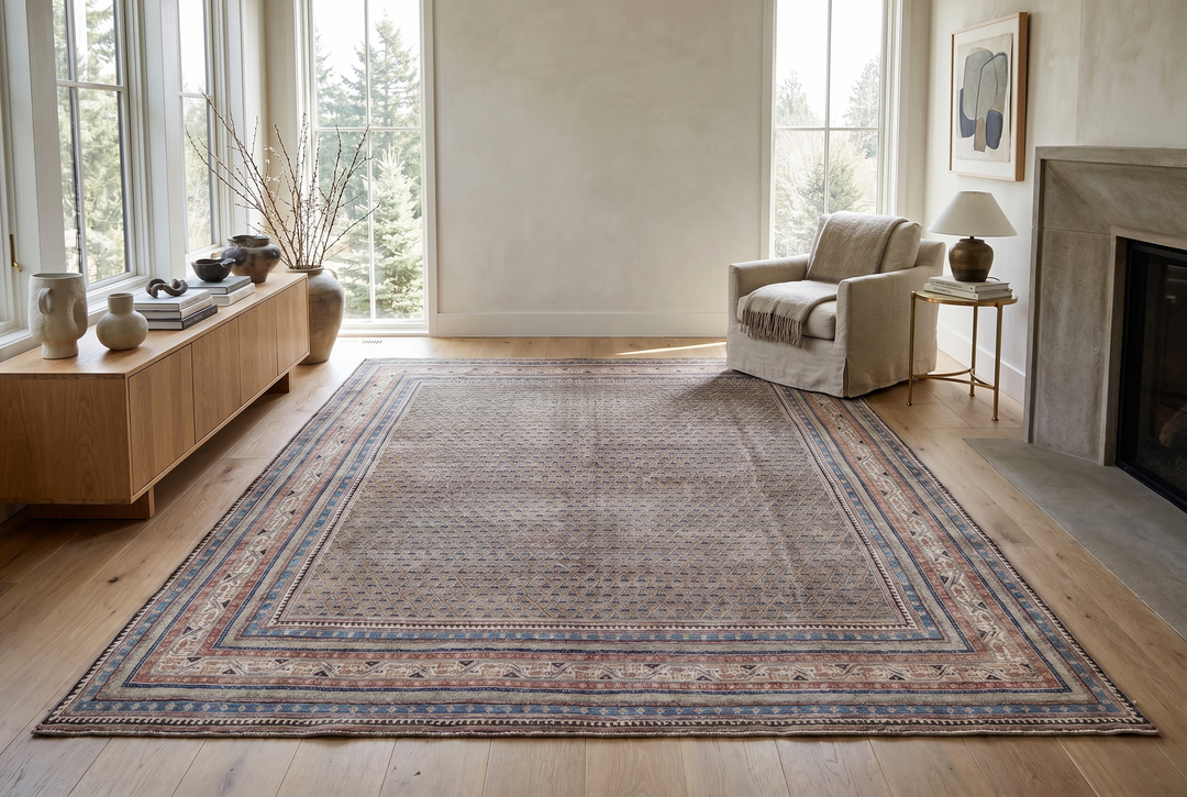 Afghan Mir Saraband Rug 7' 8" x 10' 4" Hand-Knotted | No. AT85790