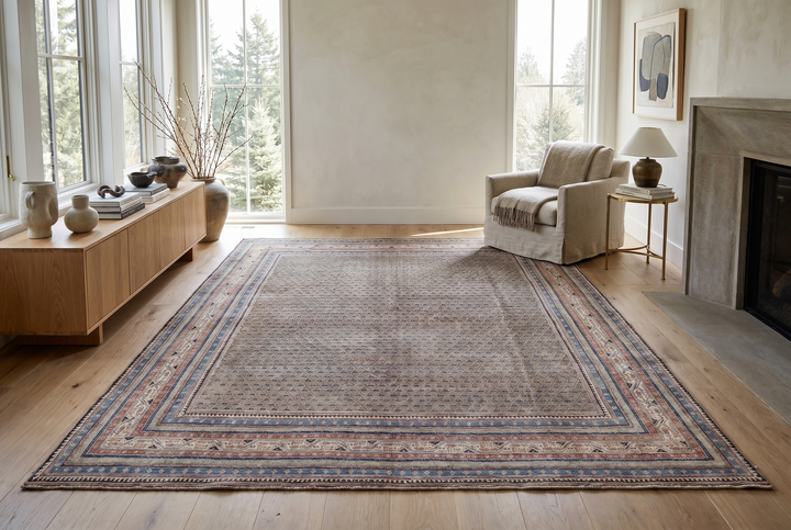 Afghan Mir Saraband Rug 7' 8" x 10' 4" Hand-Knotted | No. AT85790