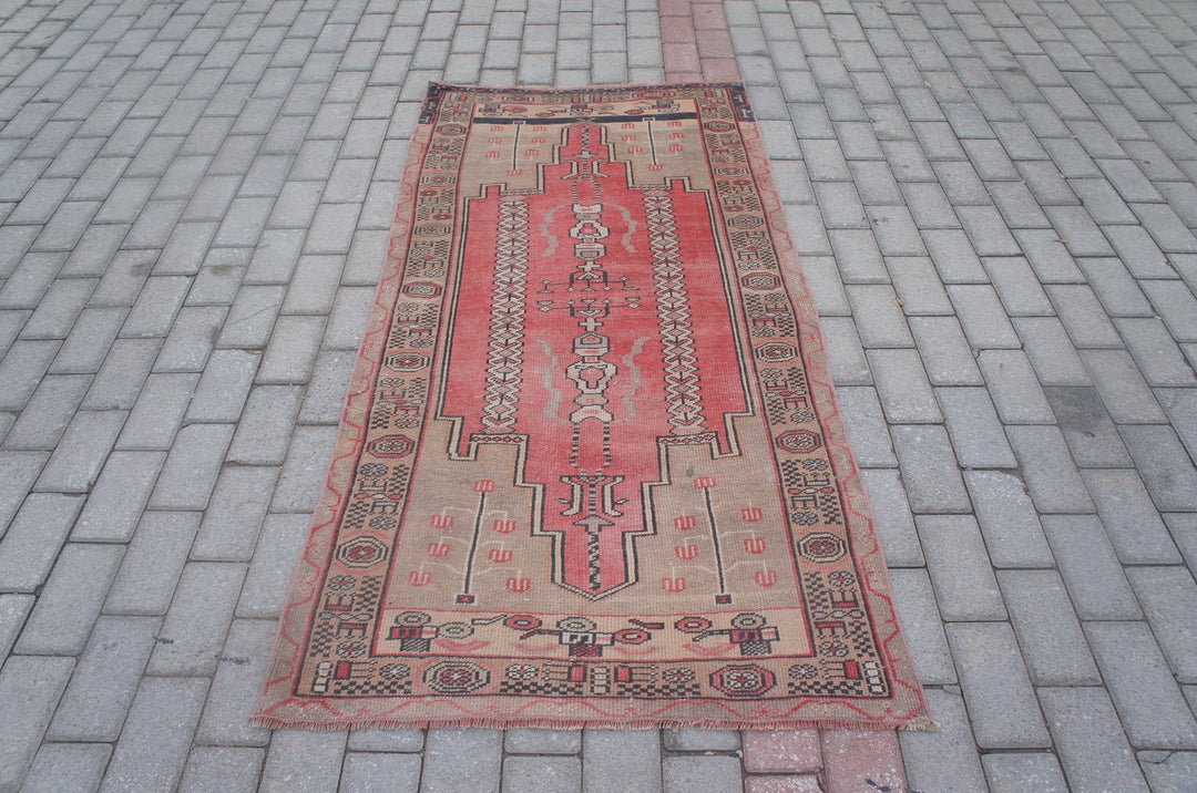 Turkish Oushak Runner Rug Hand-Knotted view