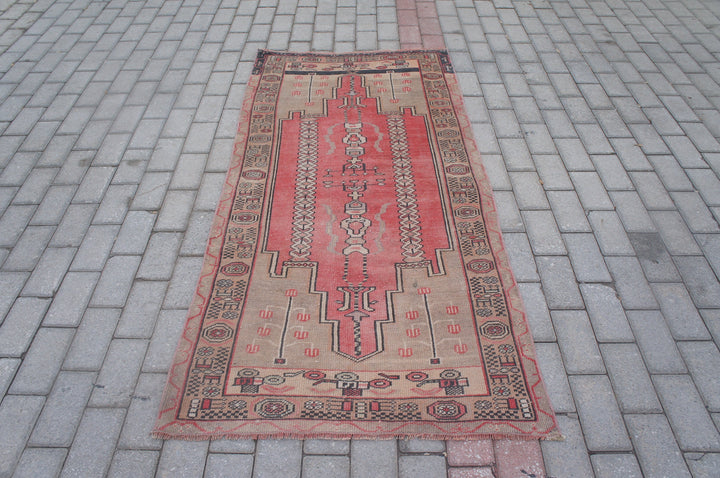 Turkish Oushak Runner Rug Hand-Knotted view