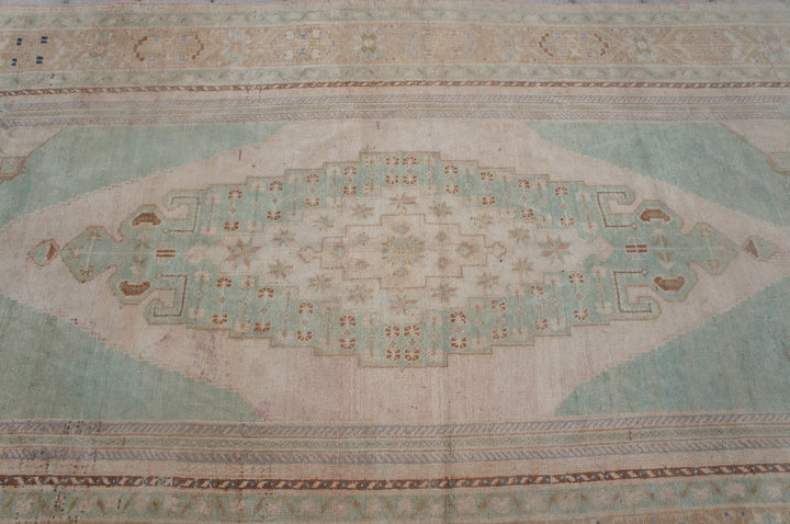 Rust Turkish Runner Rug 5' 2" x 10' Hand-Knotted border