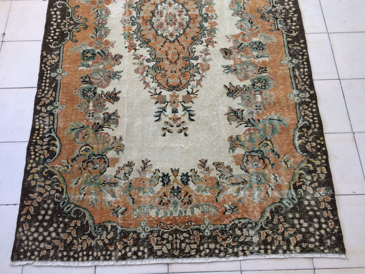Turkish Oushak Rug Hand-Knotted | No. WR38661