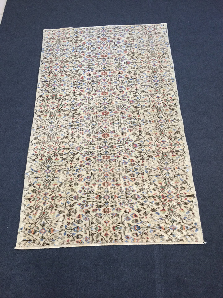 Turkish Oushak Rug 2'7" x 9'10" Hand-Knotted | No. WR98989