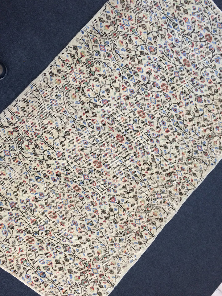 Turkish Oushak Rug 2'7" x 9'10" Hand-Knotted | No. WR98989